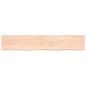 vidaXL Piano Bagno 220x40x4 cm in Legno Massello Non Trattato