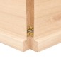 vidaXL Piano Bagno 220x40x4 cm in Legno Massello Non Trattato