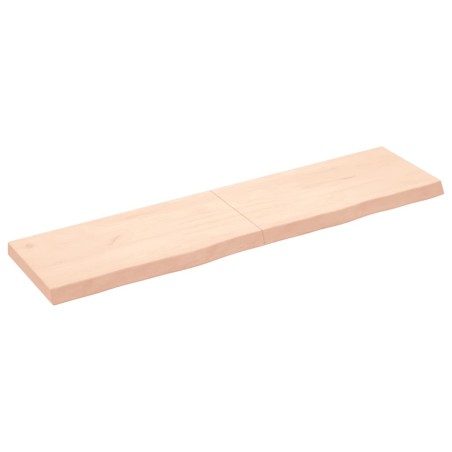 vidaXL Piano Bagno 160x40x6 cm in Legno Massello Non Trattato