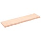 vidaXL Piano Bagno 160x40x6 cm in Legno Massello Non Trattato
