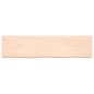 vidaXL Piano Bagno 160x40x6 cm in Legno Massello Non Trattato