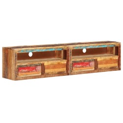 Mobili Porta TV 2pz 88x30x40 cm in Legno Massello di Recupero