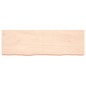 vidaXL Piano Bagno 160x50x(2-6) cm in Legno Massello Non Trattato