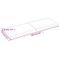 vidaXL Piano Bagno 160x50x(2-6) cm in Legno Massello Non Trattato