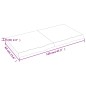 vidaXL Piano Bagno 120x60x(2-6) cm in Legno Massello Non Trattato