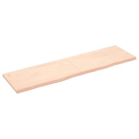 vidaXL Piano Bagno 180x50x4 cm in Legno Massello Non Trattato