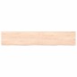 vidaXL Piano Bagno 160x30x(2-4) cm in Legno Massello Non Trattato