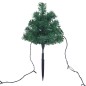 Sentiero Alberi di Natale 6 pz con LED Bianco Caldo 45 cm PVC Sentiero Alberi di Natale 6 pz con LED Bianco Caldo 45 cm PVC