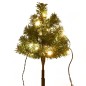 Sentiero Alberi di Natale 6 pz con LED Bianco Caldo 45 cm PVC Sentiero Alberi di Natale 6 pz con LED Bianco Caldo 45 cm PVC