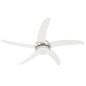 vidaXL Ventilatore da Soffitto Decorato con Luce 128 cm Bianco vidaXL Ventilatore da Soffitto Decorato con Luce 128 cm Bianco