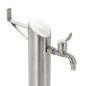 vidaXL Fontanella a Colonna in Acciaio Inossidabile Rotonda 95 cm vidaXL Fontanella a Colonna in Acciaio Inossidabile Rotonda 95 cm