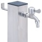 vidaXL Colonna d'Acqua da Giardino 40 cm Acciaio Inox Quadrato vidaXL Colonna d'Acqua da Giardino 40 cm Acciaio Inox Quadrato