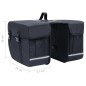 vidaXL Borsa Doppia Bicicletta Impermeabile per Portapacchi 35 L Nero vidaXL Borsa Doppia Bicicletta Impermeabile per Portapacchi 35 L Nero