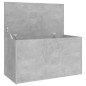vidaXL Baule Grigio Cemento 84x42x46 cm in Truciolato vidaXL Baule Grigio Cemento 84x42x46 cm in Truciolato