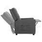 vidaXL Poltrona Alzapersona Grigio Chiaro Tessuto