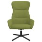 vidaXL Poltrona Relax con Poggiapiedi Verde Chiaro in Velluto vidaXL Poltrona Relax con Poggiapiedi Verde Chiaro in Velluto