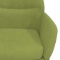 vidaXL Poltrona Relax con Poggiapiedi Verde Chiaro in Velluto vidaXL Poltrona Relax con Poggiapiedi Verde Chiaro in Velluto