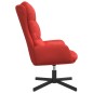 vidaXL Poltrona Relax con Poggiapiedi Rosso in Similpelle vidaXL Poltrona Relax con Poggiapiedi Rosso in Similpelle