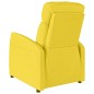 vidaXL Poltrona Alzapersona Giallo Chiaro in Tessuto