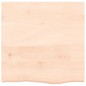 vidaXL Piano Bagno 60x60x4 cm in Legno Massello Non Trattato