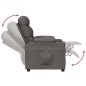 vidaXL Poltrona Alzapersona in Tessuto Grigio Scuro