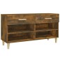 Scarpiera Rovere Fumo 102x35x55 cm in Legno Multistrato Scarpiera Rovere Fumo 102x35x55 cm in Legno Multistrato