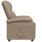 vidaXL Poltrona Reclinabile Cappuccino in Similpelle