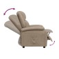 vidaXL Poltrona Reclinabile Cappuccino in Similpelle