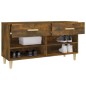 Scarpiera Rovere Fumo 102x35x55 cm in Legno Multistrato Scarpiera Rovere Fumo 102x35x55 cm in Legno Multistrato