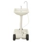vidaXL Supporto Lavamani da Campeggio con Tanica Acqua Grigio vidaXL Supporto Lavamani da Campeggio con Tanica Acqua Grigio