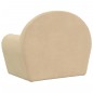 vidaXL Divano per Bambini Crema in Morbido Peluche vidaXL Divano per Bambini Crema in Morbido Peluche