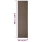 vidaXL Tappeto in Sisal per Tiragraffi Marrone 80x300 cm vidaXL Tappeto in Sisal per Tiragraffi Marrone 80x300 cm