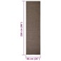 vidaXL Tappeto in Sisal per Tiragraffi Marrone 66x250 cm vidaXL Tappeto in Sisal per Tiragraffi Marrone 66x250 cm