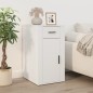 vidaXL Armadietto da Scrivania Bianco 40x49x75 cm in Legno Multistrato