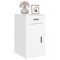 vidaXL Armadietto da Scrivania Bianco 40x49x75 cm in Legno Multistrato