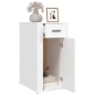 vidaXL Armadietto da Scrivania Bianco 40x49x75 cm in Legno Multistrato