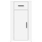 vidaXL Armadietto da Scrivania Bianco 40x49x75 cm in Legno Multistrato
