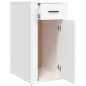 vidaXL Armadietto da Scrivania Bianco 40x49x75 cm in Legno Multistrato