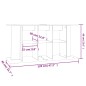 vidaXL Supporto per Acquario 120x40x60 cm in Legno Multistrato Nero vidaXL Supporto per Acquario 120x40x60 cm in Legno Multistrato Nero