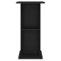 vidaXL Supporto per Acquario Nero 60,5x36x72,5 cm in Legno Multistrato