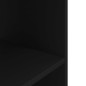 vidaXL Supporto per Acquario Nero 60,5x36x72,5 cm in Legno Multistrato