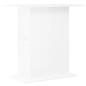 vidaXL Supporto Acquario 36x75x72,5 cm Legno Multistrato Bianco Lucido