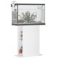 vidaXL Supporto Acquario 36x75x72,5 cm Legno Multistrato Bianco Lucido