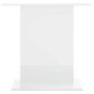vidaXL Supporto Acquario 36x75x72,5 cm Legno Multistrato Bianco Lucido