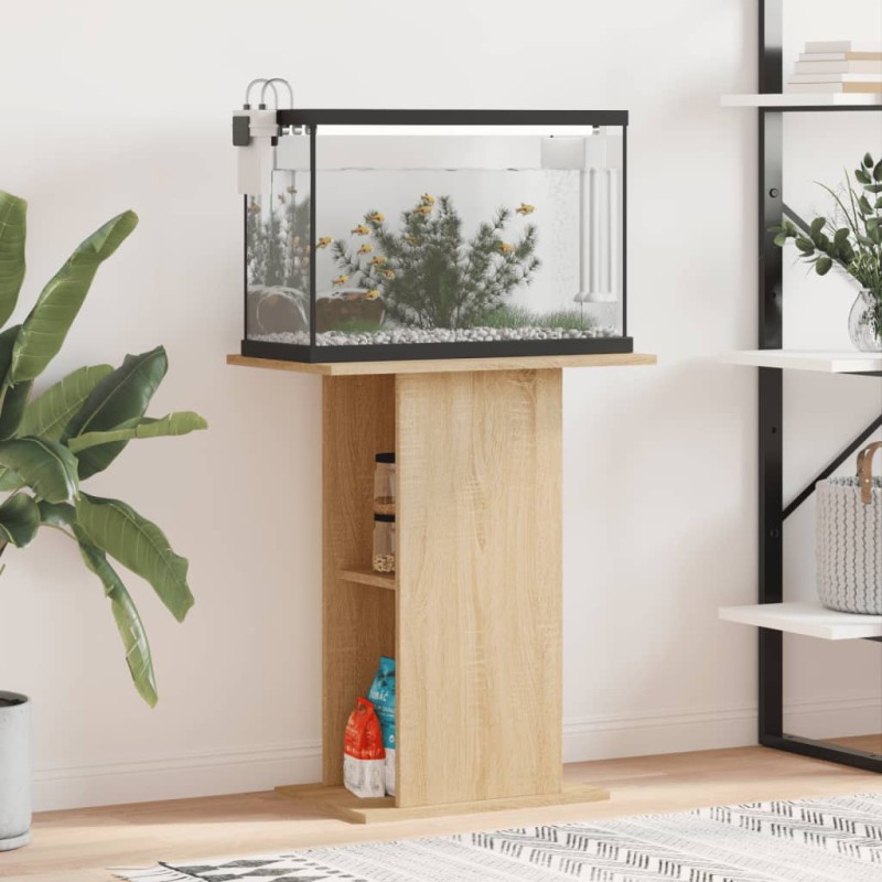 vidaXL Supporto per Acquario 60,5x36x72,5 cm Multistrato Rovere Sonoma vidaXL Supporto per Acquario 60,5x36x72,5 cm Multistrato Rovere Sonoma