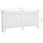vidaXL Copertura per Radiatore Bianca 172x19x81,5 cm in MDF vidaXL Copertura per Radiatore Bianca 172x19x81,5 cm in MDF