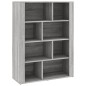 Credenza Grigio Sonoma 80x30x106 cm in Legno Multistrato Credenza Grigio Sonoma 80x30x106 cm in Legno Multistrato