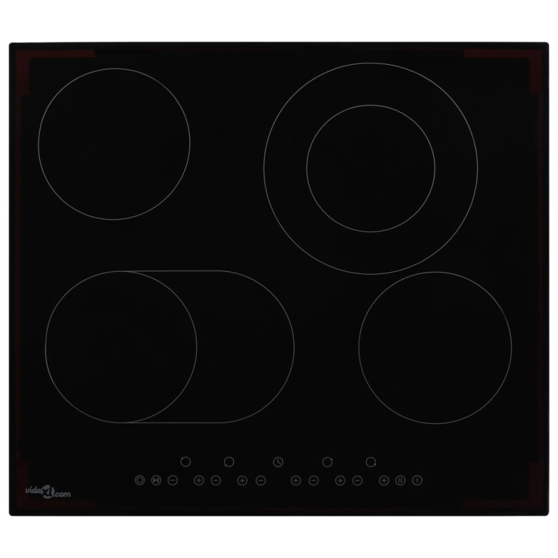 vidaXL Piano Cottura in Ceramica con 4 Zone e Controlli Touch 6600 W vidaXL Piano Cottura in Ceramica con 4 Zone e Controlli Touch 6600 W