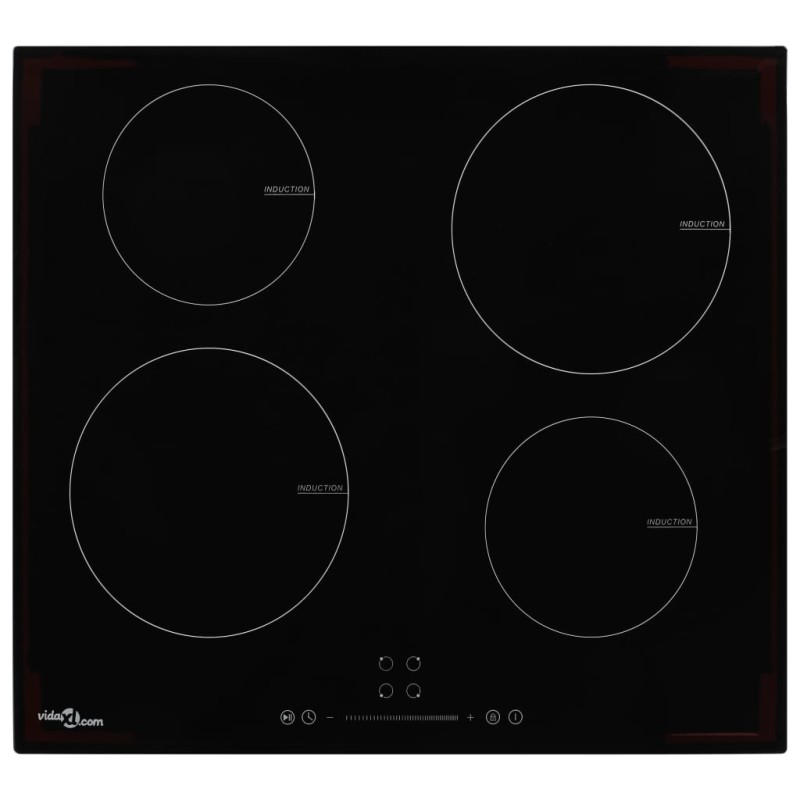 vidaXL Piano Cottura a Induzione 4 Zone e Controlli Touch Vetro 7000 W vidaXL Piano Cottura a Induzione 4 Zone e Controlli Touch Vetro 7000 W