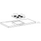vidaXL Piano Cottura Induzione 4 Zone Controlli Touch Vetro 77cm 7000W vidaXL Piano Cottura Induzione 4 Zone Controlli Touch Vetro 77cm 7000W